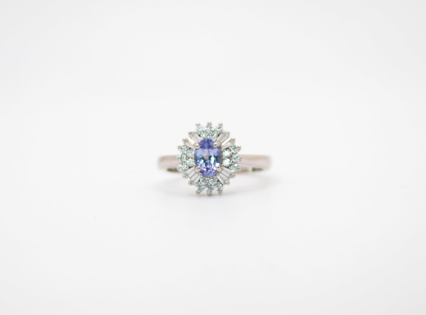 Oval CZ Starburst