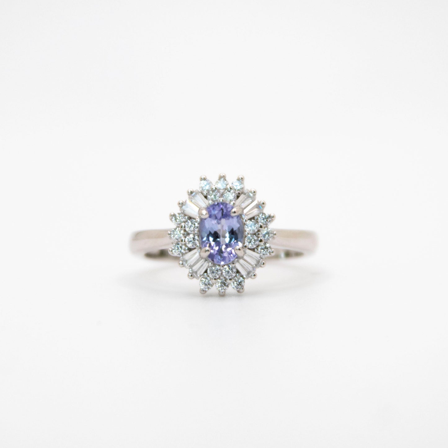 Oval CZ Starburst