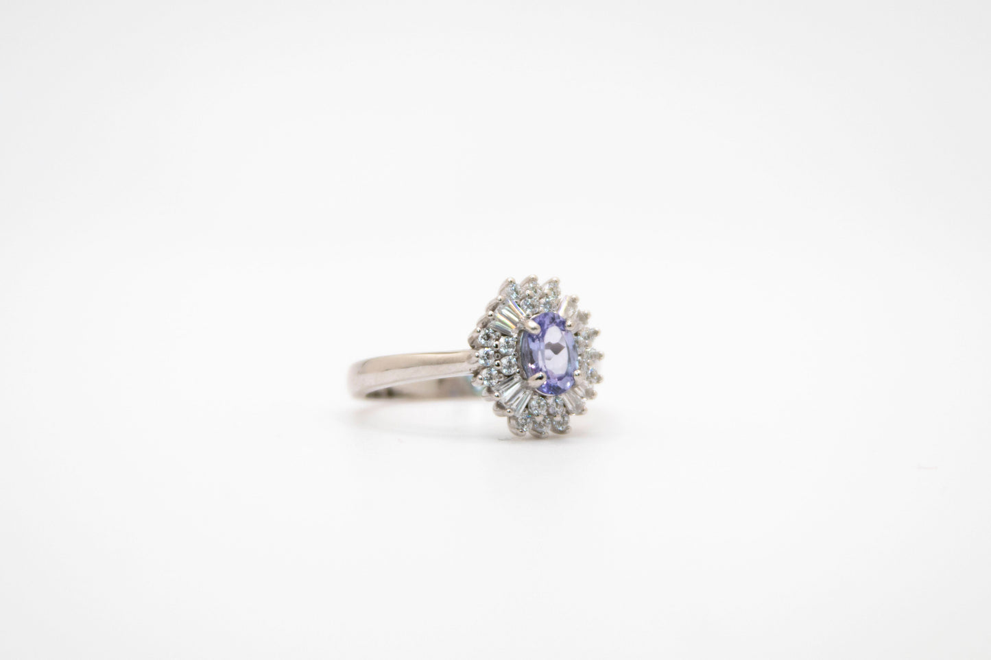 Oval CZ Starburst