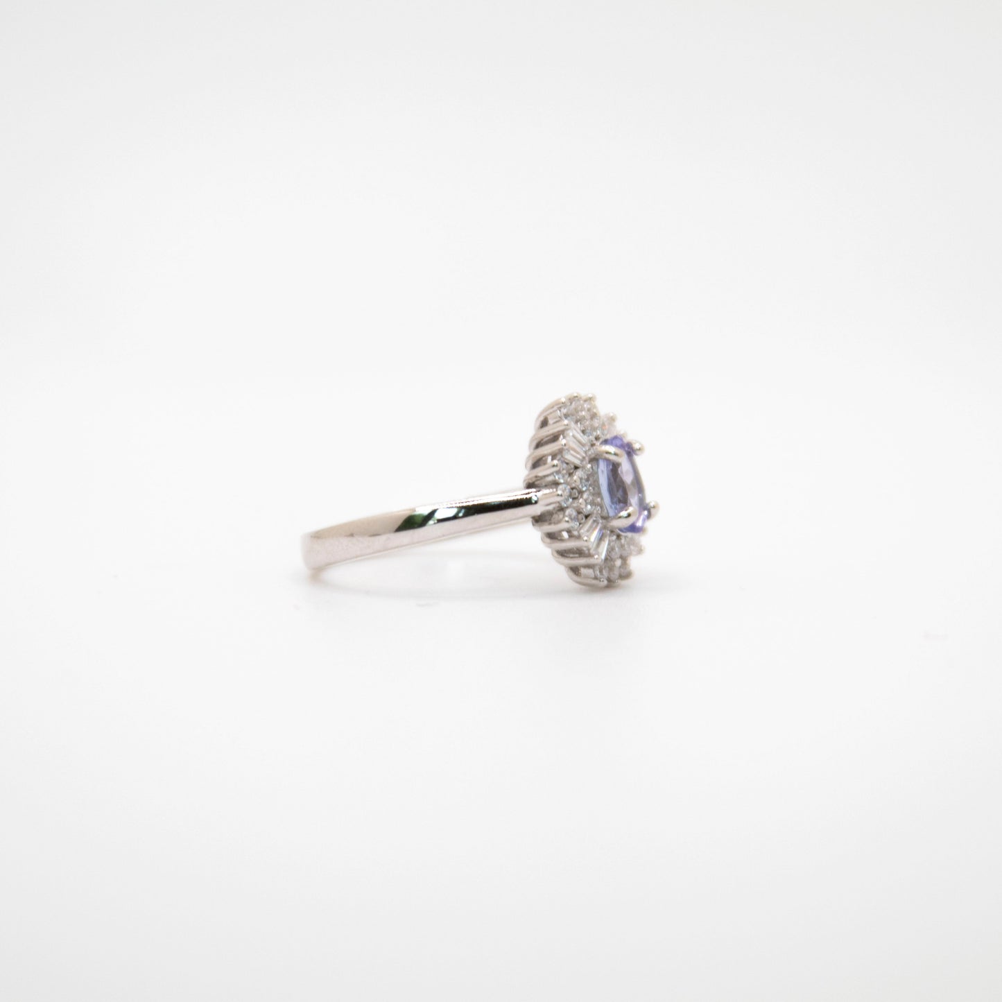 Oval CZ Starburst