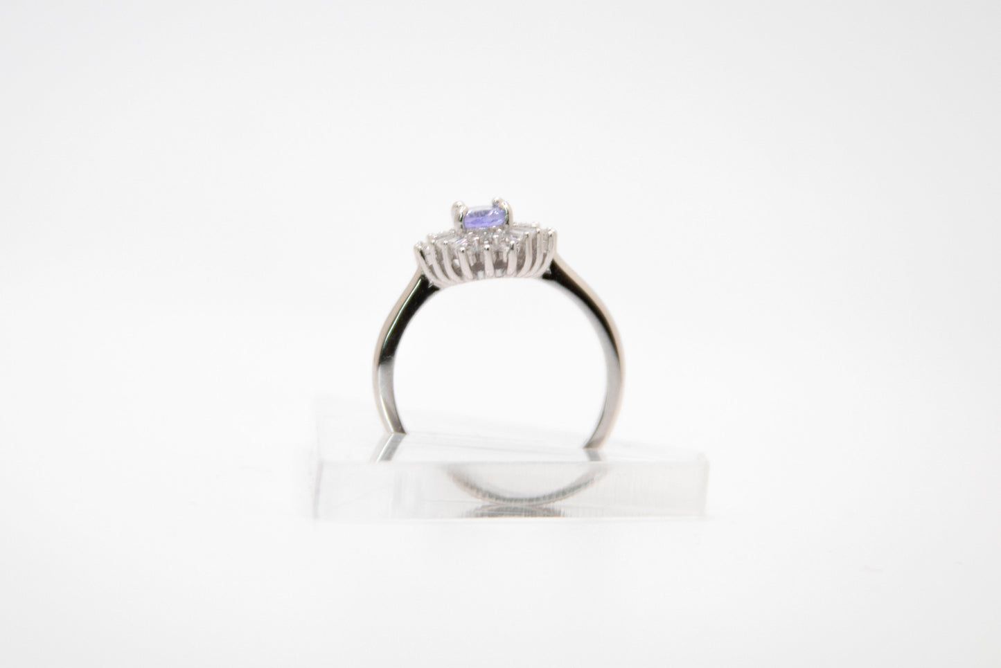 Oval CZ Starburst