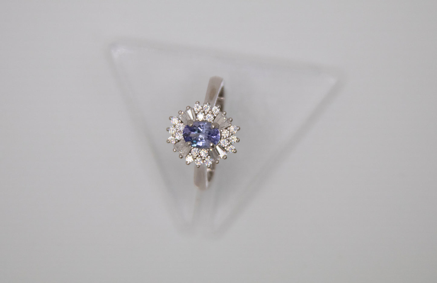 Oval CZ Starburst