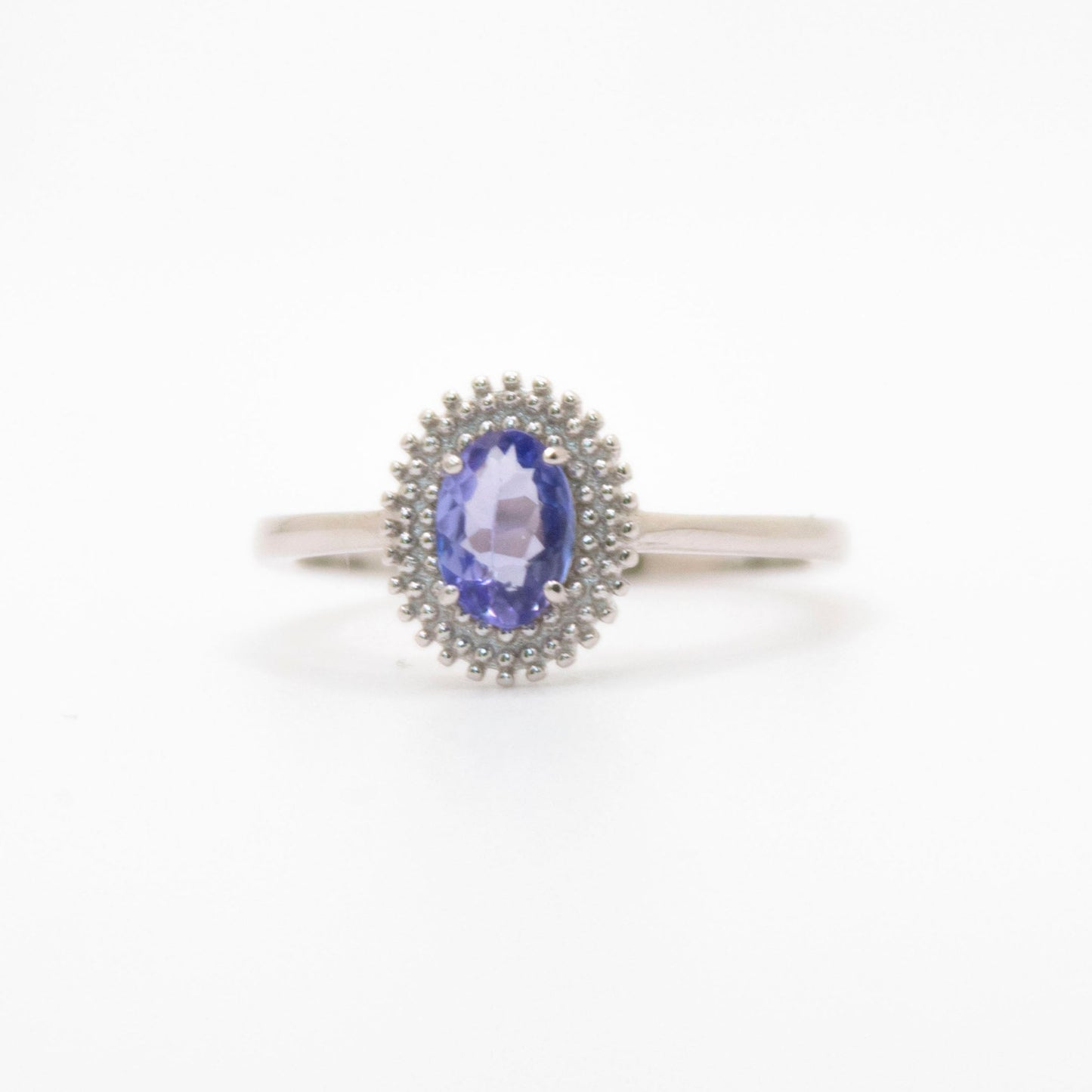 Oval Beaded Ring
