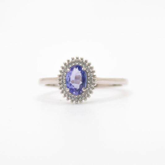Oval Beaded Ring