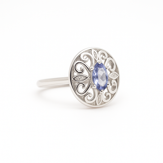 Oval Cut Filigree