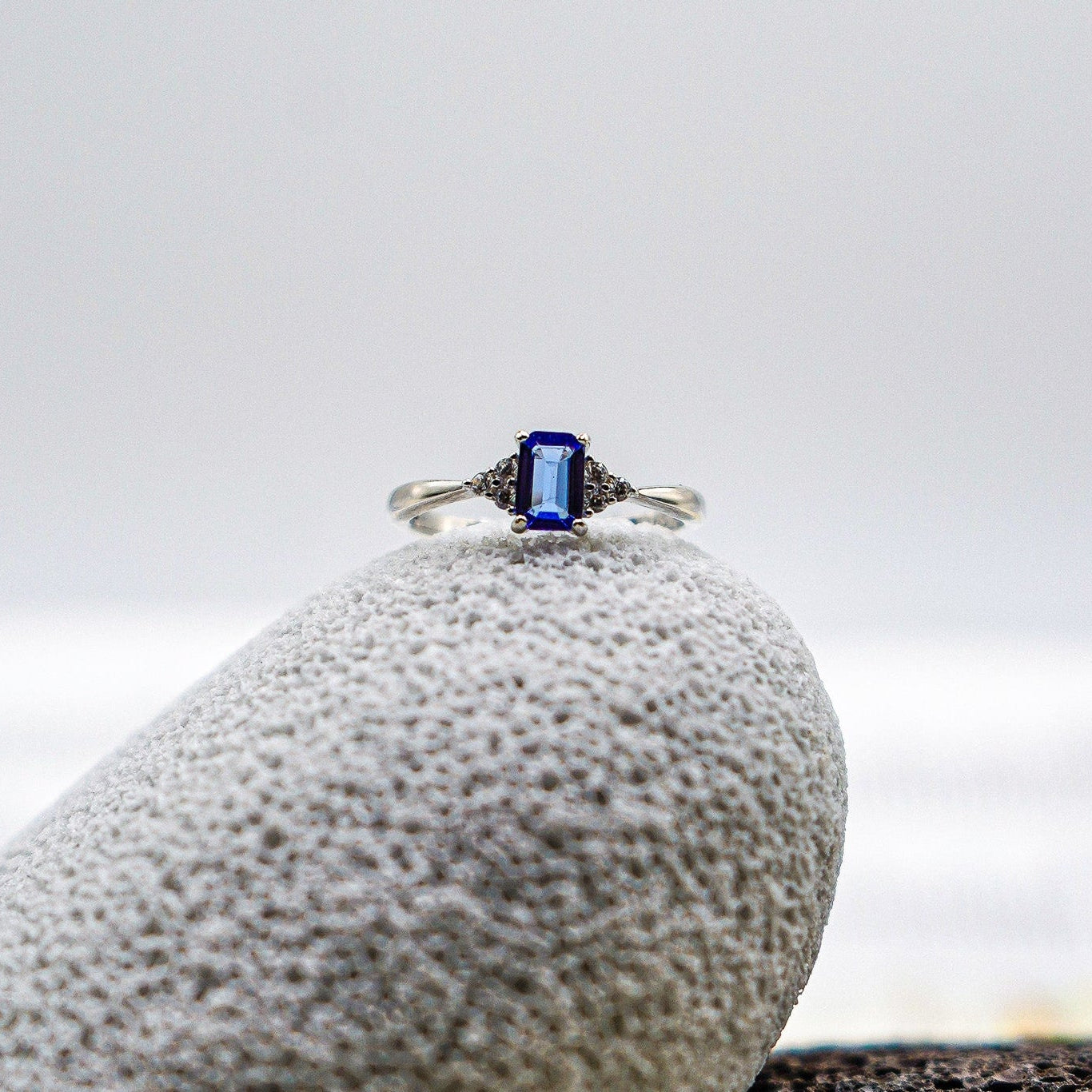 Emerald-Cut  3 Stone Ring