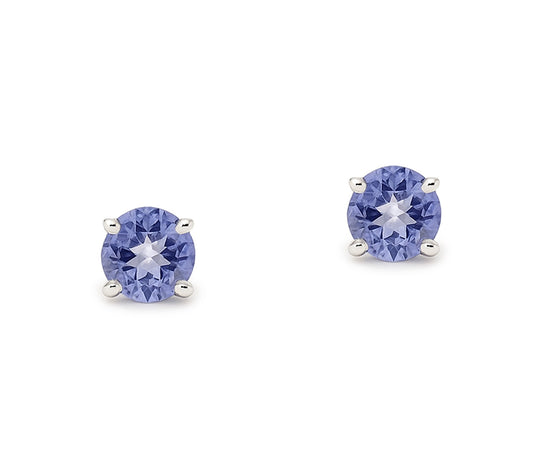Round Stud Earrings
