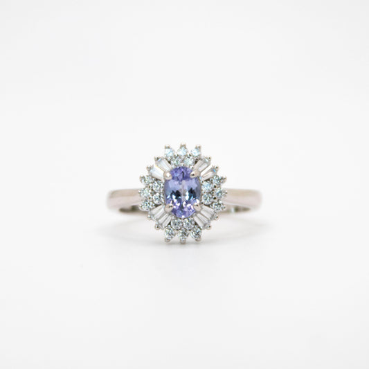 Oval CZ Starburst