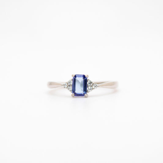 Emerald-Cut  3 Stone Ring