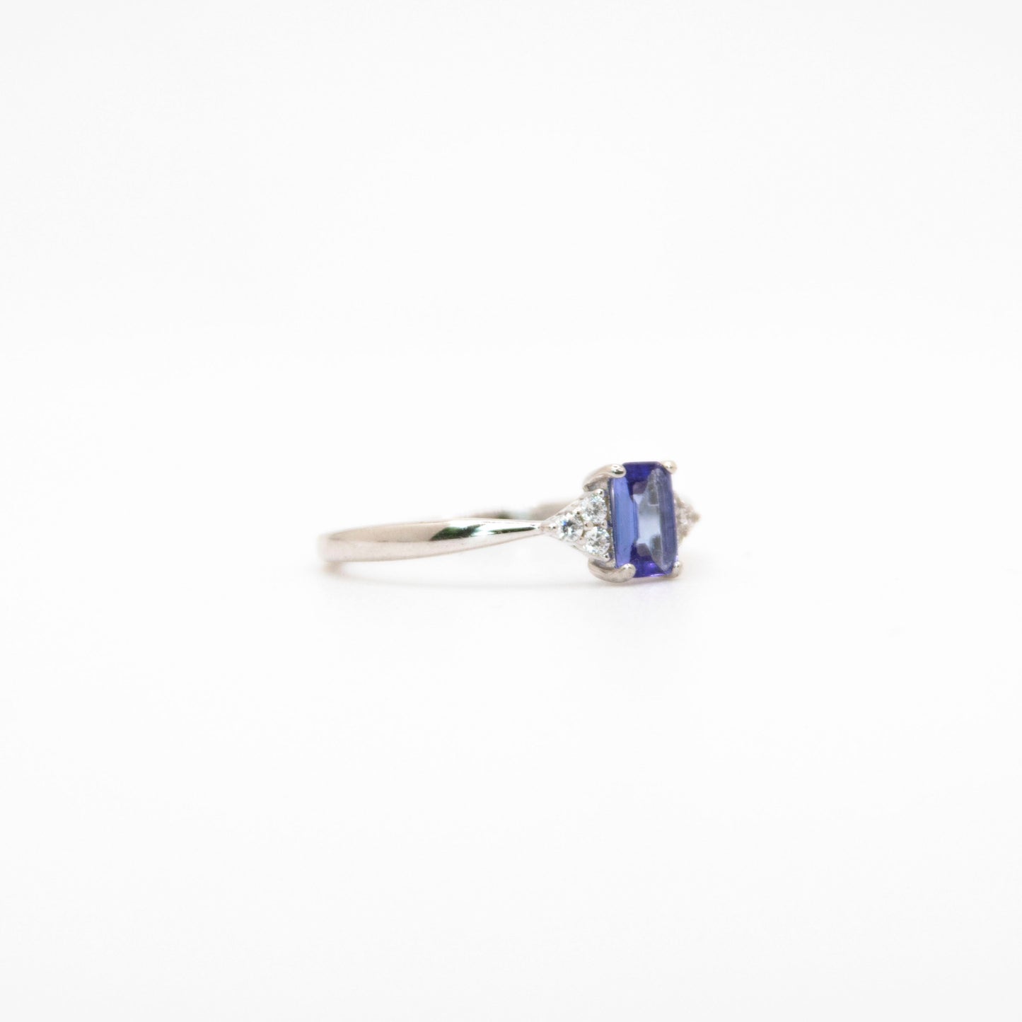 Emerald-Cut  3 Stone Ring